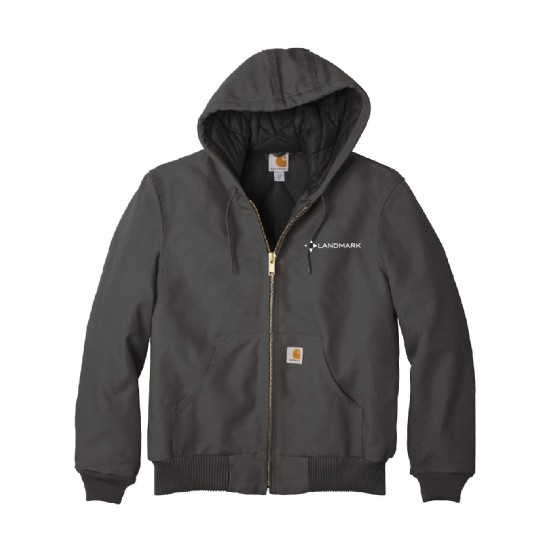Carhartt Quilted-Flannel-Lined Duck Active Jacket #6