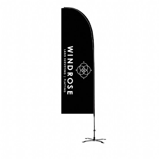 9ft Standard Advertising Flag-Concave #2