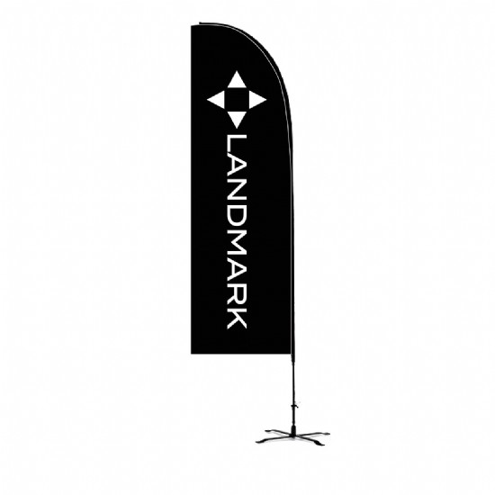 9ft Standard Advertising Flag-Concave #3