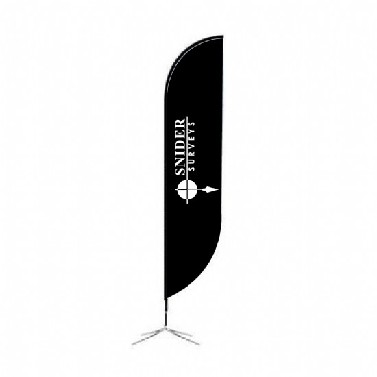 9ft Standard Advertising Flag-Concave #4