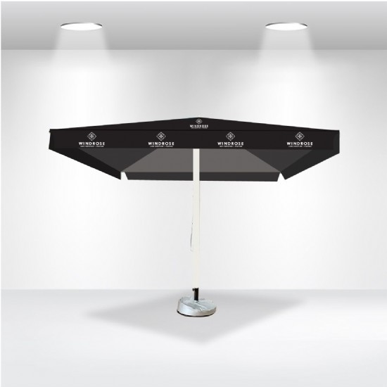 9.8ft x 9ft Square Market Umbrella with Valances #2