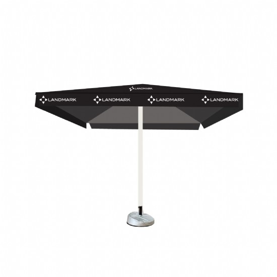 9.8ft x 9ft Square Market Umbrella with Valances #3