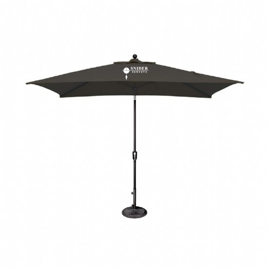 9.8ft x 9ft Square Market Umbrella with Valances #4